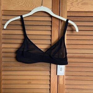 Negative Underwear Navy Sheer Bra